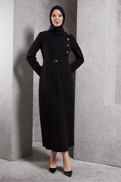 Alvina 45189 Μοντέλο Φόρεμα Hijab - Με Ζώνη