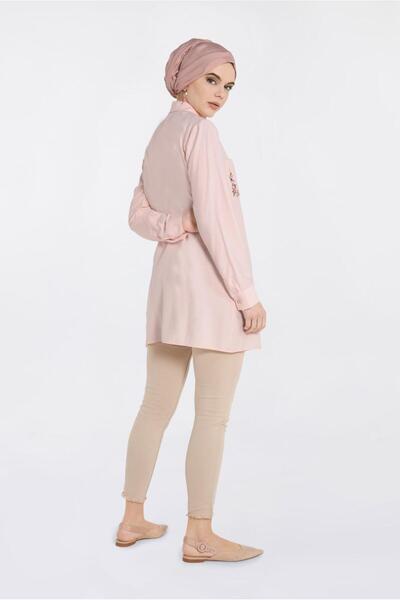 Alvina Embroidered Tunic with Pockets 4173