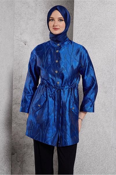 Alvina Jacquard Saw Tunic 44738