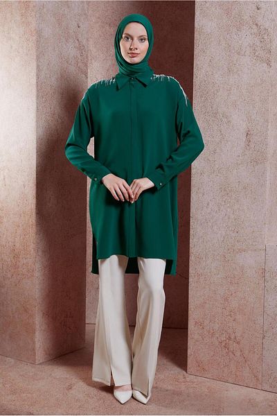 Alvina Tunic 44482 - Tassel Detailed