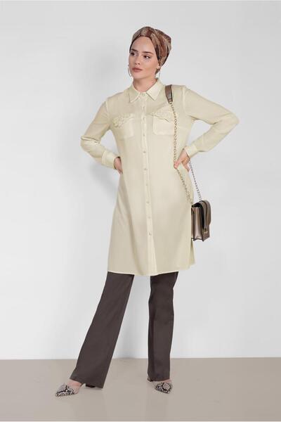 Alvina Tunic with Bead Detail and Embroidery 4215