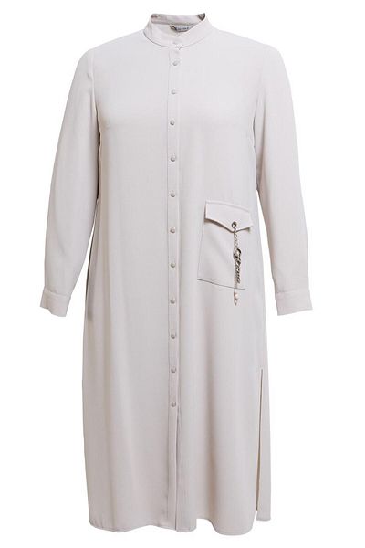 Alvina Plus Size Buttoned Tunic 44447