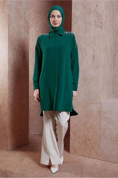 Alvina Tunic 44482 - Tassel Detailed