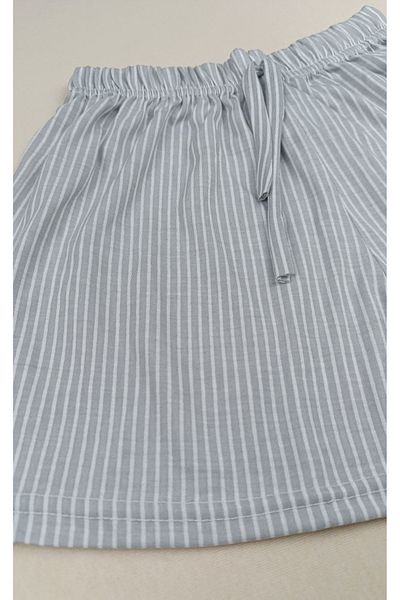 siyalife Pantaloni scurți de acasă pentru femei cu modele cu textura moale