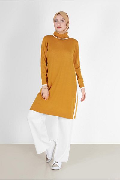 Alvina STRIP DETAILED KNITWEAR TUNIC 42009