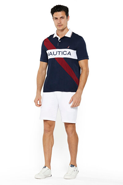Nautica Lacivert Erkek Polo Yaka T-Shirt KR4512