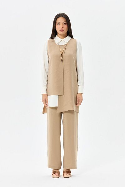 Esswaap Comfortable Fabric Triple Set Mink with Pendant