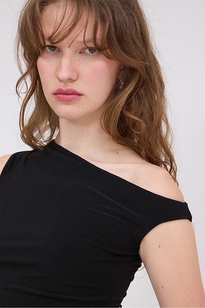 Addax Boat Neck Blouse A17127