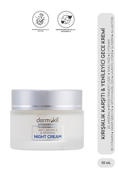 Dermokil Anti Age Anti-Wrinkle and Renewing Night Care Cream