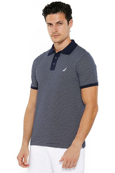 Nautica Men's Cotton Polo Shirt – A Modern Stylish Fit for Everyday Wear, Perfect Wardrobe Update