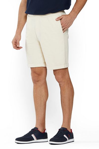 Nautica Men's Beige Cotton Shorts for Effortless Style & Comfort – Perfect for Everyday Casual Wear