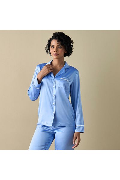 FAV Embellished Shirt and Pyjamas Set