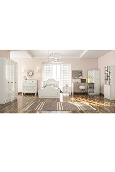 Rabi Gold Country Genç Odası Takımı (GARDIROP KARYOLA KOMODİN)