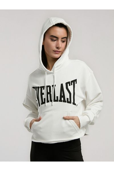 EVERLAST Γυναικείο φούτερ με κουκούλα Ever Classics Wmn White