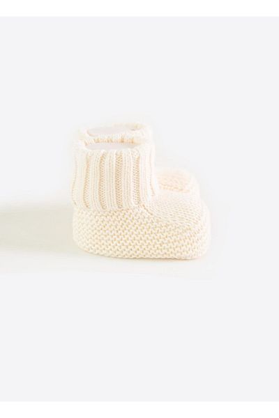 kitikate Organic Knitwear -Natural Booties