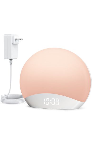 Choice American Awakening Wake Up Sunrise Alarm Clock Table Clock Dimmable With 3 Ring 8 Nightlight 26 Soun