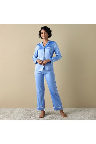 FAV Embellished Shirt and Pyjamas Set