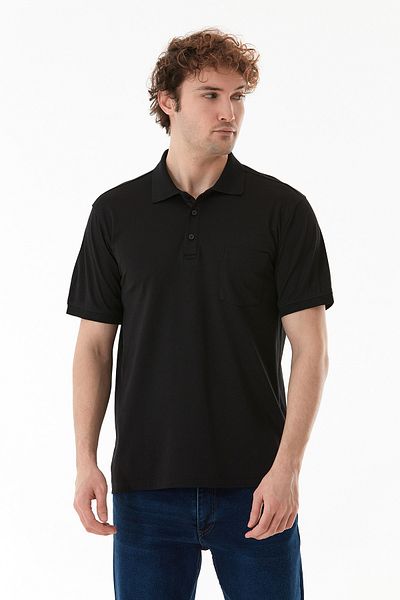 Fulla Moda Μπλουζάκι με γιακά πόλο με τσέπες