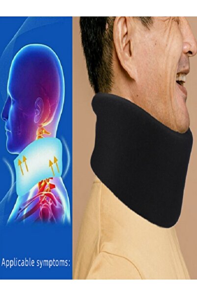 MEDLIVE Sünger Boyunluk Lacivert boyun Fıtığı,Boyun Destek Boyun Düzleşmesi