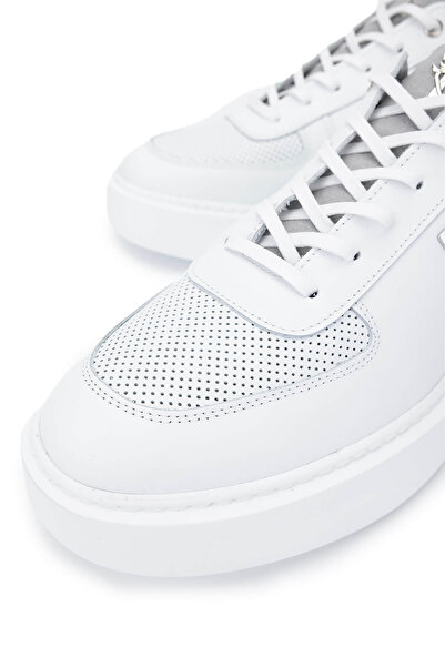 Tamer Tanca Erkek Hakiki Deri Beyaz Sneakers & Spor Ayakkabı