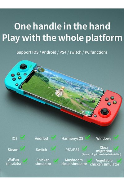 FlashHawk D3 Mobile Game Controller Gamepad for OS/ Android/ PC/ PS4/ Switch