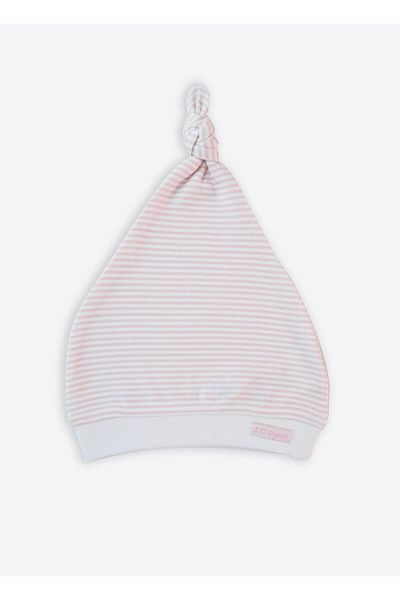 kitikate Pink Line Organic Dreams Tie-Up Hat