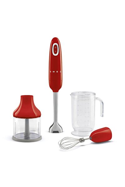 SMEG STANDART EL BLENDER SETİ KIRMIZI