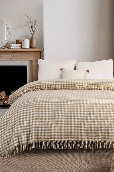 Eponj Home Single Acrylic Cotton Blanket Honey
