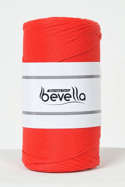 Bevella Macrame Cord 2 Mm-200 Gr Red Polyester Macrame Thread Bag and Plate Thread