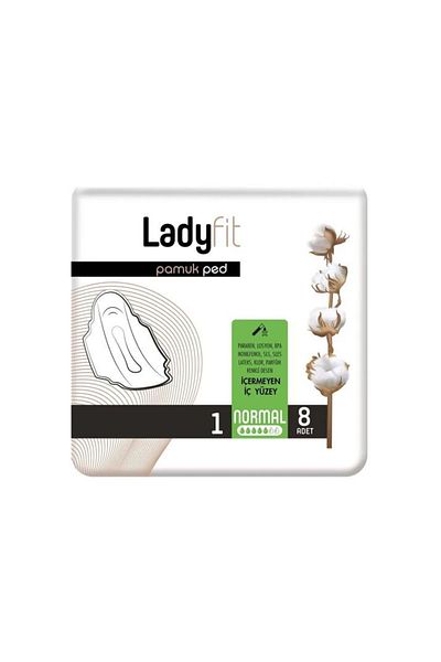 Baby Turco Ladyfit Cotton Pad Normal 8 Pieces