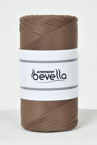 Bevella Macrame Cord 2 mm - 200 gr Πολυεστέρας Καφέ Μακρόνι IP Πολυεστέρας Σχοινί Supla και Κλωστή τσάντας