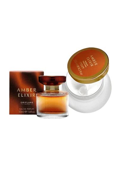 Oriflame Set Amber Elixir Ea (parfum 50,crema corp 250)