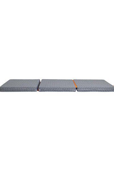 Comfy 180 X 90 X 7CM PREMIUM QUALITY LUXURIOUS KNITTED GREY FOLDING MATTRESS