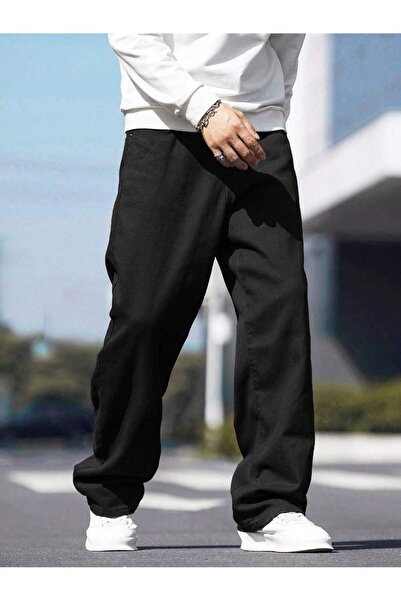 WKM Ανδρικό τζιν τζιν παντελόνι casual φαρδύ