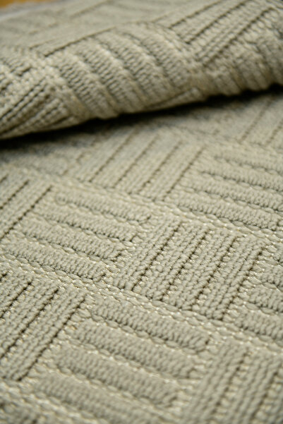 Dinarsu MİRA 68979-096 İskandinav Tarzı Saçaklı Hafif ve İnce Ekonomik Halı