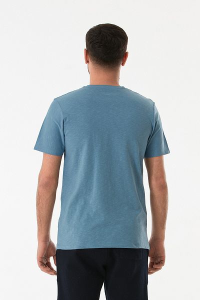 Fulla Moda Μπλουζάκι με γραφικό εμπριμέ με λαιμόκοψη