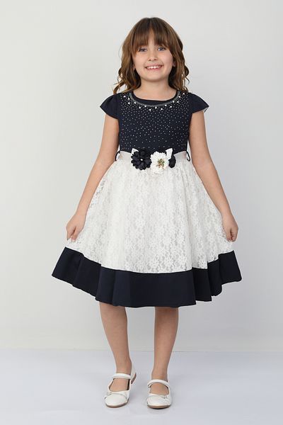e-çocuk Φόρεμα κοριτσιού Rhinestone Flower 26087