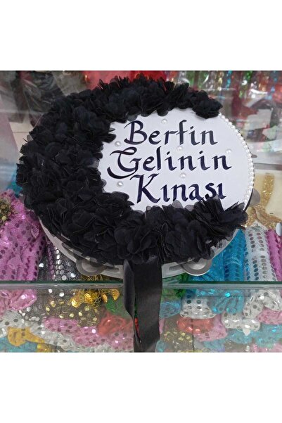 Evsay Gelin Kına Defi İsme Özel Tef Kişiye Özel Tef Zilli Çıngırak Kına Malzemesi