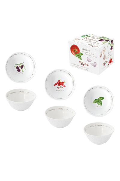 DR EASY LİFE Set 3 boluri porțelan 10cm Home&Kitchen