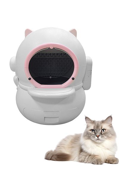 KidLe Large Capacity Automatic Cat Litter Box Intelligent Cat Litter Pan