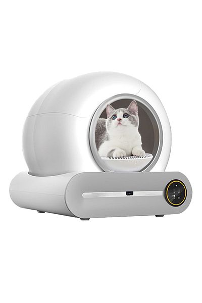 KidLe Automatic Cat Litter Box Intelligent Cat Litter Box Self Cleaning Cat Litter Box with APP Control
