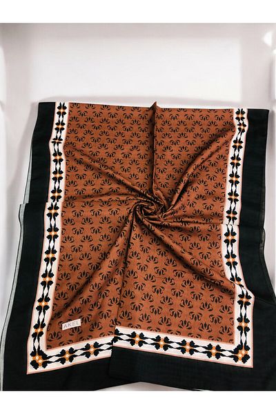 Akel Patterned 5 Patterns Polyester Shawl