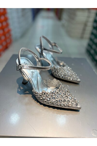 Hacıoğlu Ayakkabı Pantofi de seară cu toc cu sclipici Vollex pentru femei