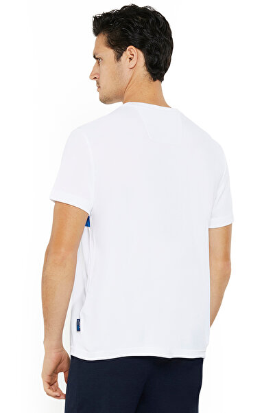 Nautica Beyaz Erkek T-Shirt KR4515