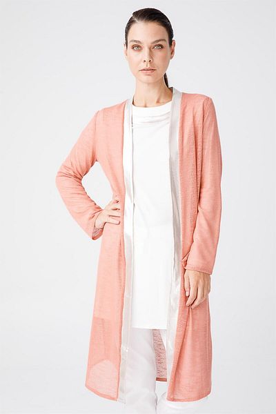 Esswaap Light Knitted Fabric Inner Outer Set Shrimp