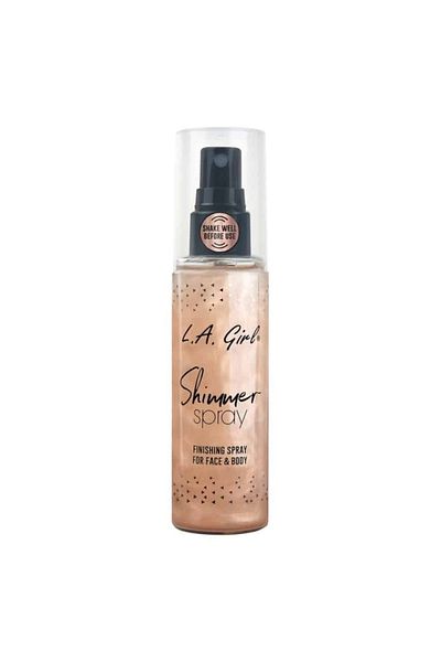 L.A. Girl Grund, fixator, Iluminator L.A Girl Shimmer Spray, 80 ml, 919 Rose Gold
