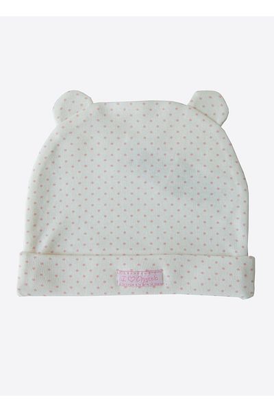 kitikate Pink Point Organic New Dreams Eared Hat