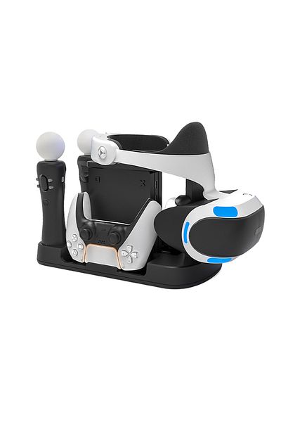 iplay PSVR Charging Stand with PS5 Controller Charging Station for Displaying PS VR Headset