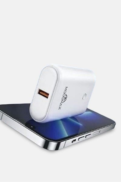MOOGMAX Mini Power Bank Charger 10000 Mah, White