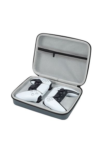 FlashHawk EVA PS5 Controller Carrying Travel Case,2 Pack PS5 Controller Storage Bag